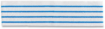 Rubbermaid® Commercial HYGEN™ Disposable Microfiber Cleaning Cloths, White/Blue Stripes, 18 x 4.75, 50/Pack, 3 Packs/Case