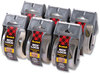 A Picture of product MMM-1956 Scotch® Box Lock™ Shipping Packaging Tape 1.5" Core with Dispenser, 1.88" x 22.2 yds, Clear, 6/Pack