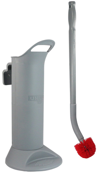 Unger® Ergo Toilet Bowl Brush System with Holder, Brush Holder & 2 Heads