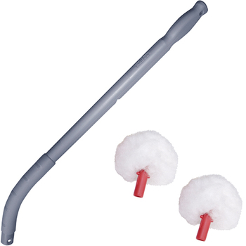 Ergo Toilet Bowl Swab (and 2 Heads). 26" Handle.