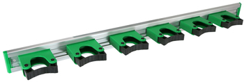 Unger Hang Ups Pole Holders. 28 in. / 70 cm. Silver and Green. 5/case.