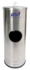 A Picture of product GOJ-9115DS1C PURELL® Stainless Steel Dispenser Stand for Sanitizing Wipes, 1,500 Wipe Capacity, 10.25 x 10.25 x 14.5, Stainless Steel