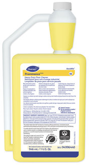 Prominence Heavy Duty Floor Cleaner. 32 oz. AccuMix Bottle, Fruity Scent. 6 Bottles/Case