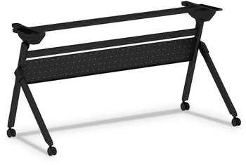 Alera® Flip and Nest Table Base 55.88w x 23.63d 28.5h, Black