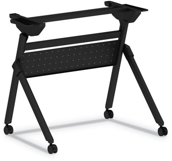Alera® Flip and Nest Table Base 32.25w x 23.63d 28.5h, Black