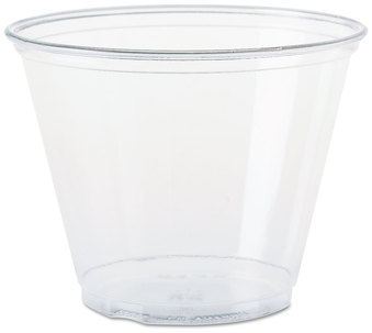Dart Ultra Clear Cups, Squat, 9 oz, PET, 50/Bag, 1000/Case