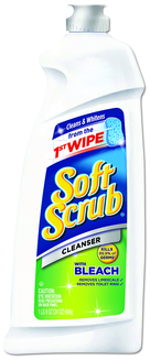Soft Scrub® Commercial Disinfectant Surface Cleanser with Bleach. 36 oz. 6 bottles/case.