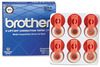 A Picture of product BRT-3015 Brother 3015 Lift-Off Correction Typewriter Tape 6/Pack