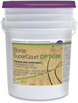 Bona SuperCourt Optum Floor Finish, Sweet Scent, 5 Gallon Pail