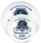 A Picture of product 150-203 Uncoated Paper Plates with Fluted Rims. 9 in. White. 10/100/pack, 10 packs/case.