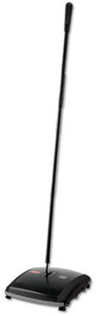 Rubbermaid® Commercial Brushless Mechanical Sweeper, 44" Handle, Black/Yellow