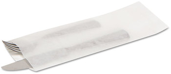Bagcraft ToGo! Silverware Bags, 2.25" x 10", White, 2,000/Carton
