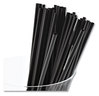 A Picture of product 222-129 Sip/Stirrer Straws. 7.5 in. Black. 10,000/Case