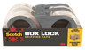 A Picture of product MMM-39504RD Scotch® Box Lock™ Shipping Packaging Tape with Dispenser, 3" Core, 1.88" x 54.6 yds, Clear, 4/Pack