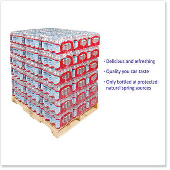 Crystal Geyser® Alpine Spring Water. 16.9 oz. 35 bottles/case, 54 cases/pallet.