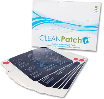 Diversey™ Clean Patch, 3.5 x 3.5, Dries Dark Blue, 5/Box, 5 Boxes/Carton