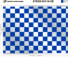 A Picture of product BPG-5C14CB Foil Sandwich Wrap. 10.5 X 14 in. Blue Check. 5 packs, 500/pack.