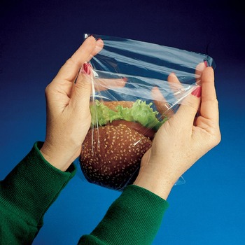High Density Flip Top Sandwich Bag, 6.75" x 6.75" + 1" LP + 1" FB, 0.36 Mil, 2,000/Case