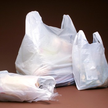 Heavy Duty Carry Out Bag. 18" x 10" x 30". 0.80 Mil, White Color, 500/Case