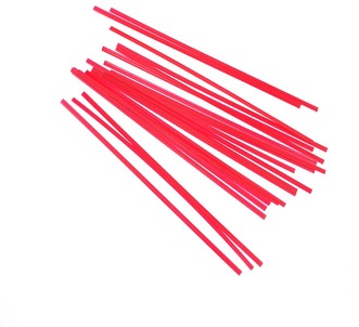 Paper Covered Bag Tie, Twist Tie, Red, 4" Long, 10,000/Case
