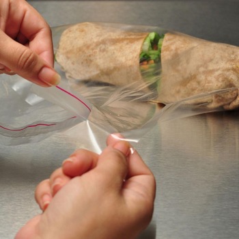 Elkay Plastics Polypropylene Co-Extruded Lip and Tape Resealable Bags. 1.25 mil. 5 X 5 + 1.5 inch LP. 1000 bags/case.