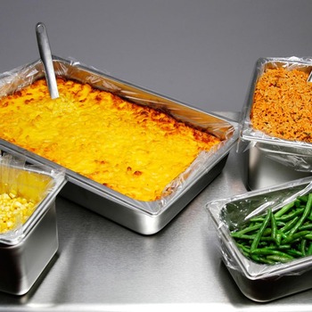Elkay Plastics Value Plus Poly Pan Liners, Sixth Pan. 0.48 mil. 13 X 18 in. 200/case.